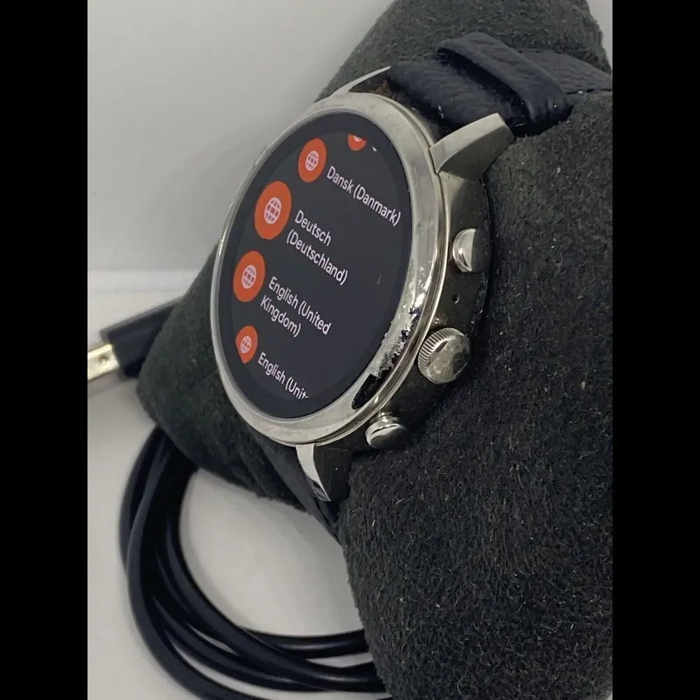 Fossil Gen 4 Authentic Digital Dial Smart Watch Custom Band FTW6011 AB468
